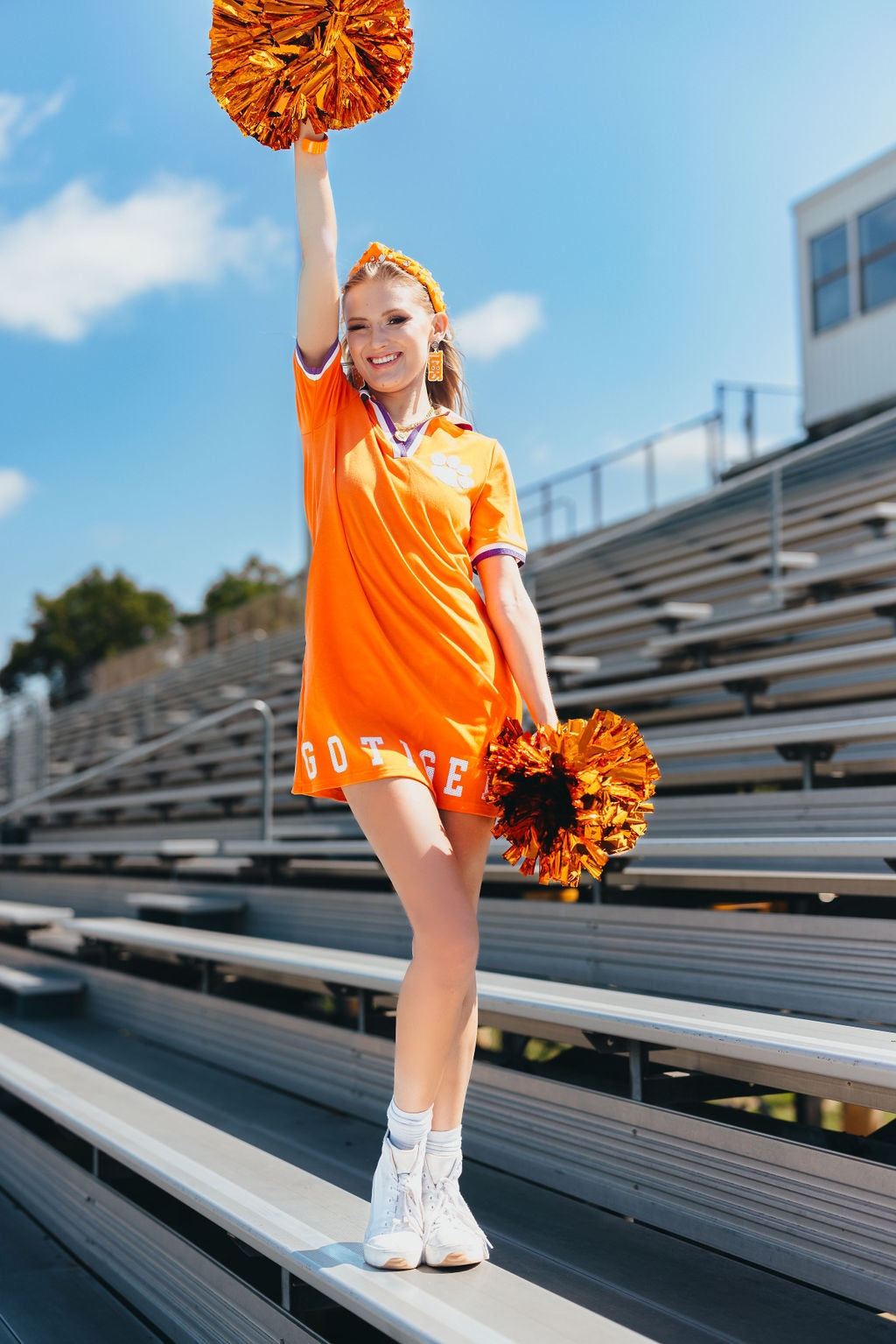 Clemson BC Club Dress with Paw