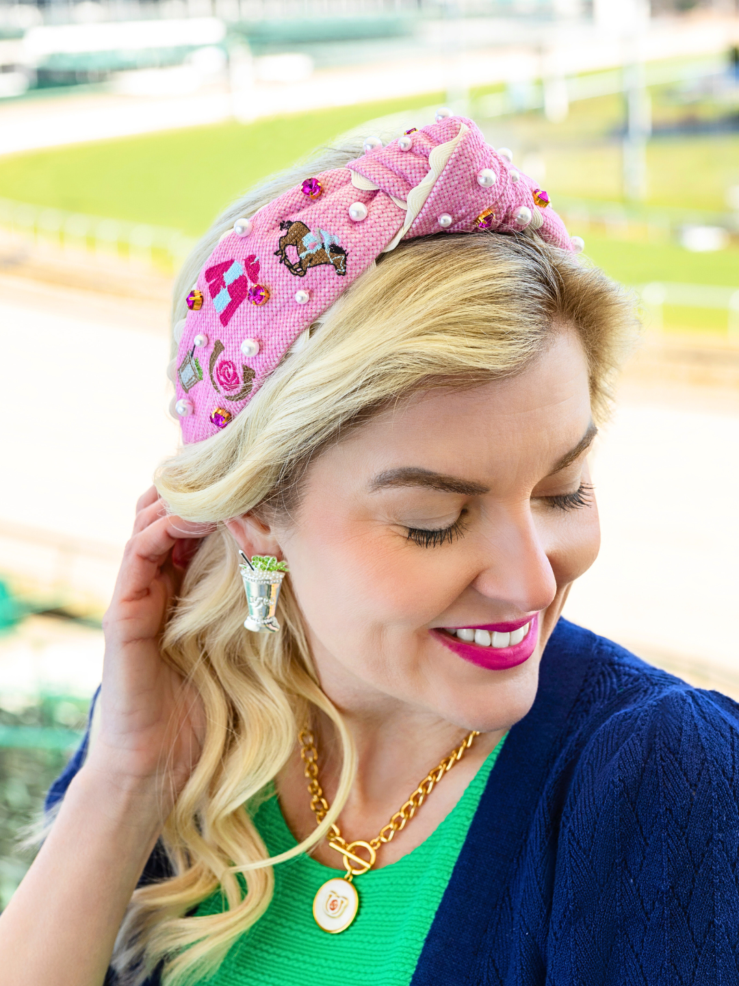 Kentucky Derby 150 Mint Julep Earrings