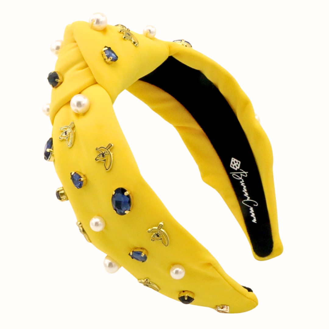 Yellow Savannah Bananas Logo Headband