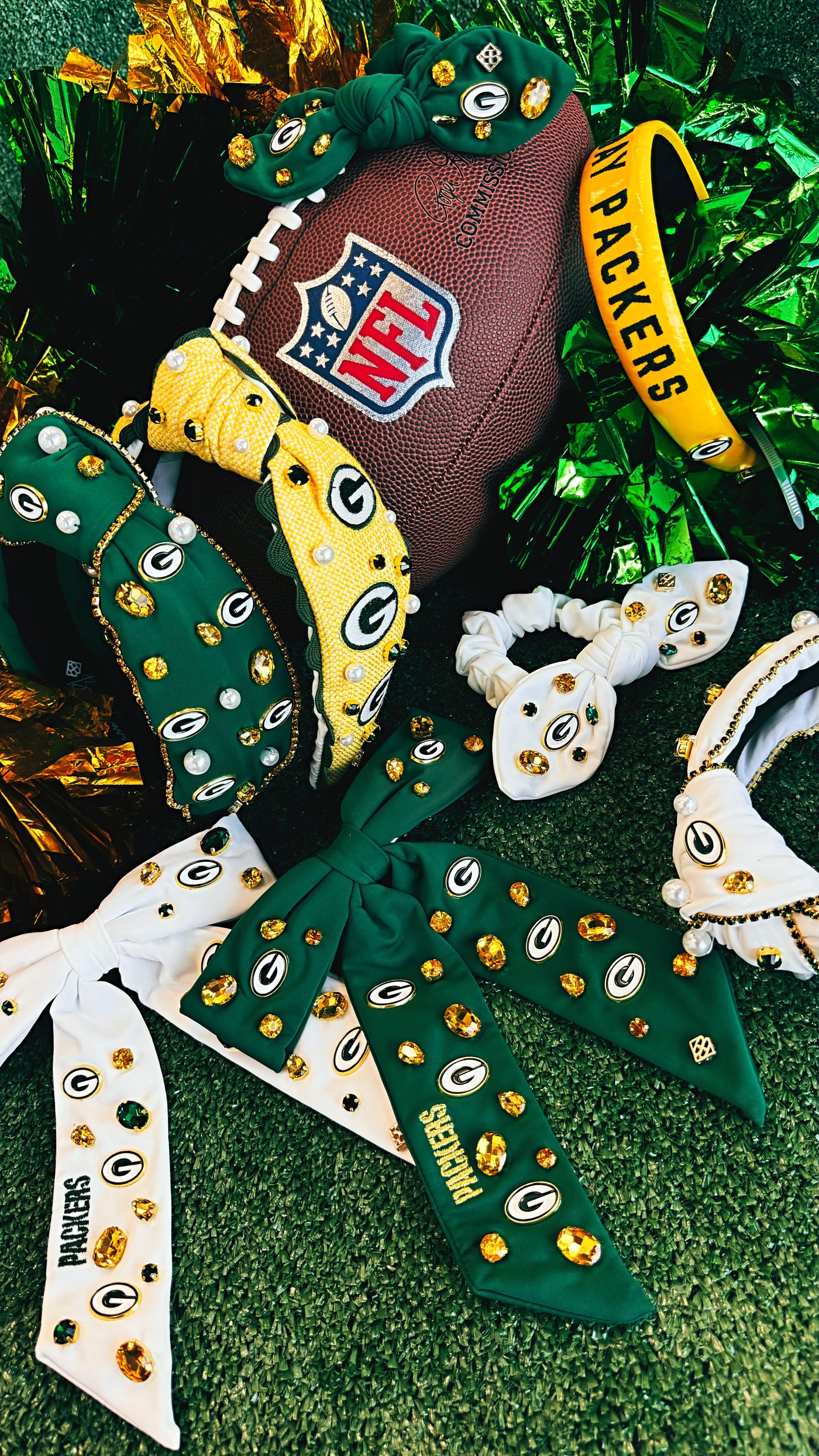 Green Bay Packers Green Bow Barrette