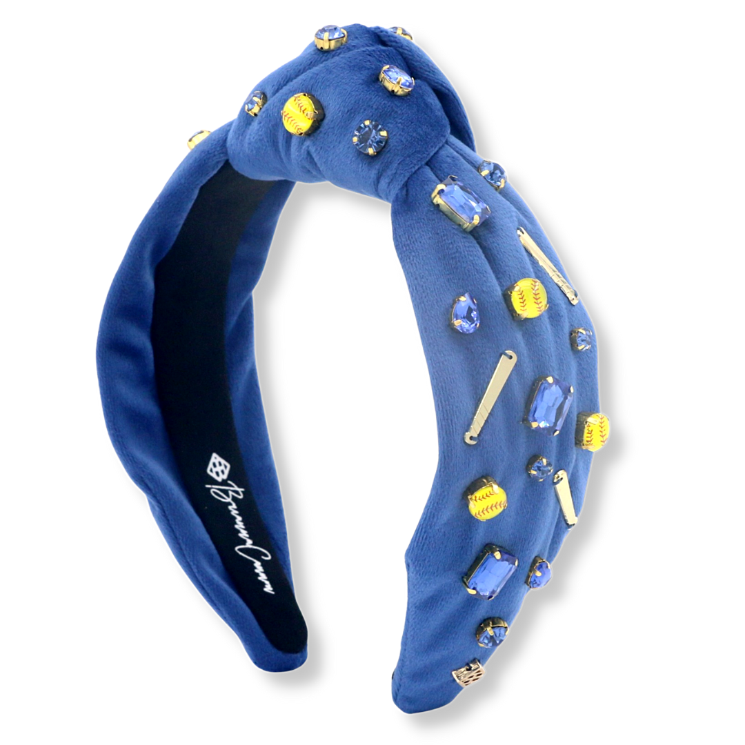 Fan Gear Softball Headband in Blue