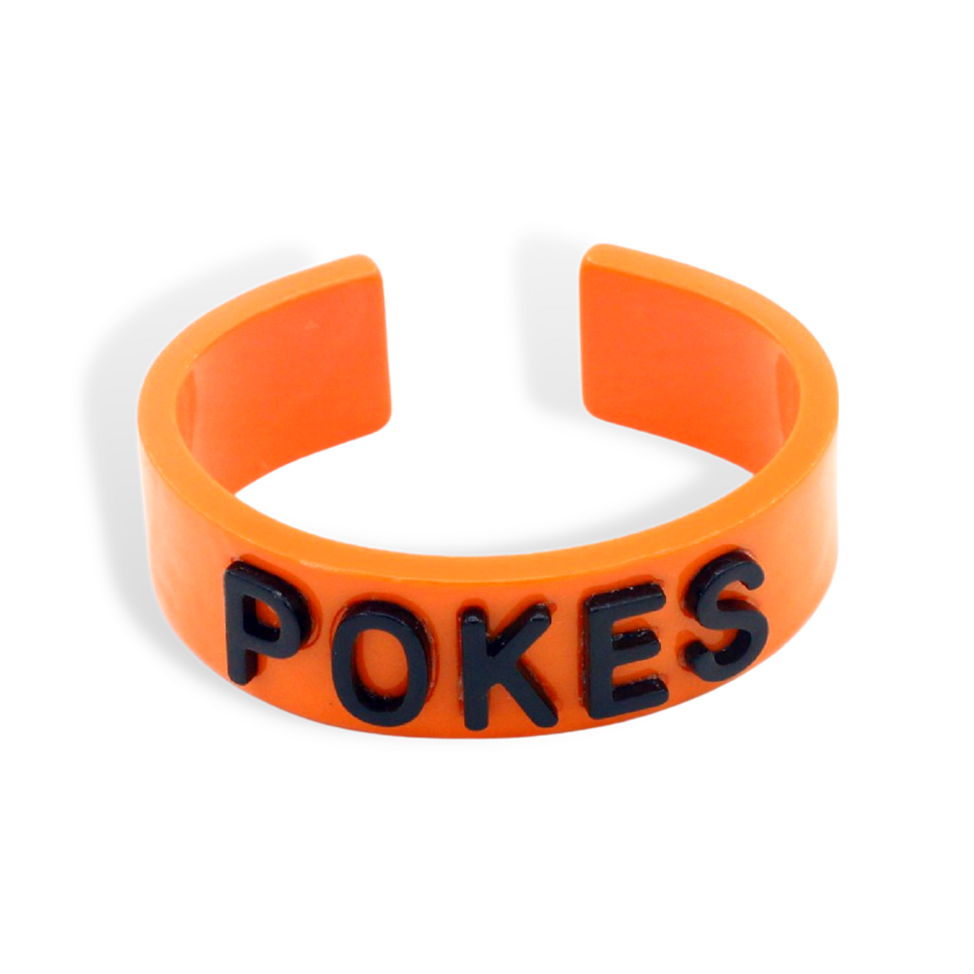 Oklahoma State Orange POKES Cuff