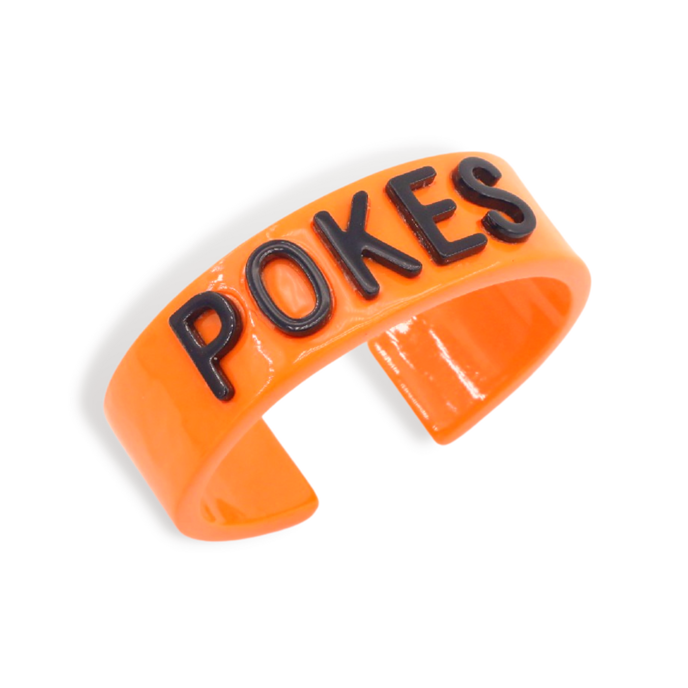 Oklahoma State Orange POKES Cuff