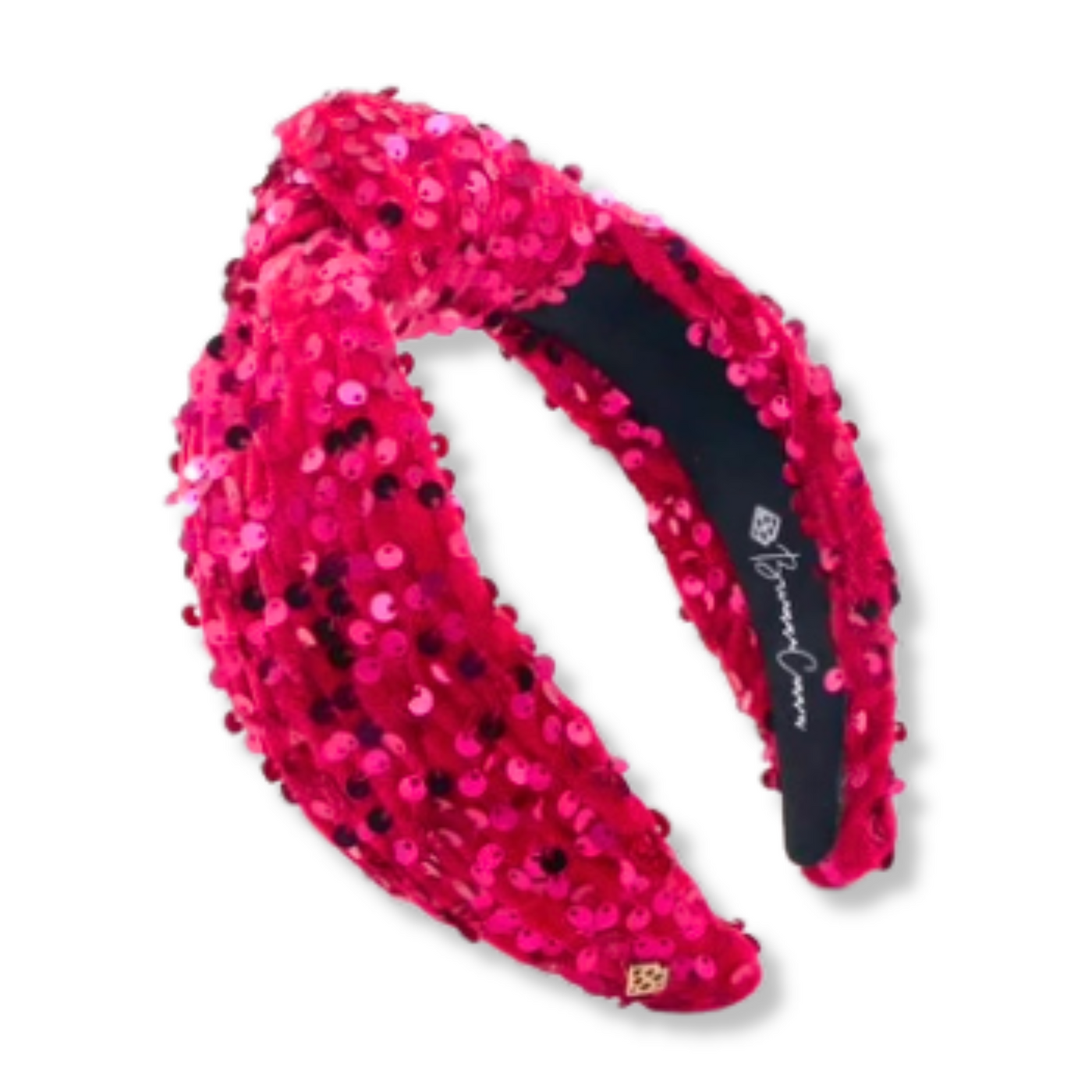 Adult Size Pink Sequin Knotted Headband