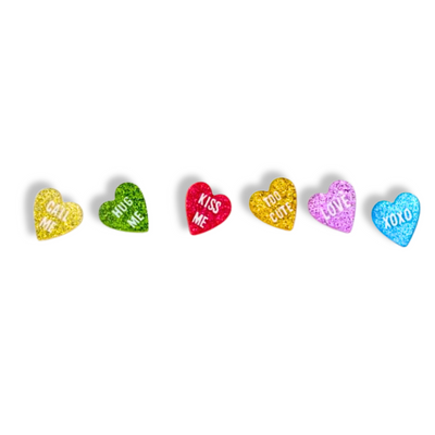 Valentines 2024 Conversation Heart Studs