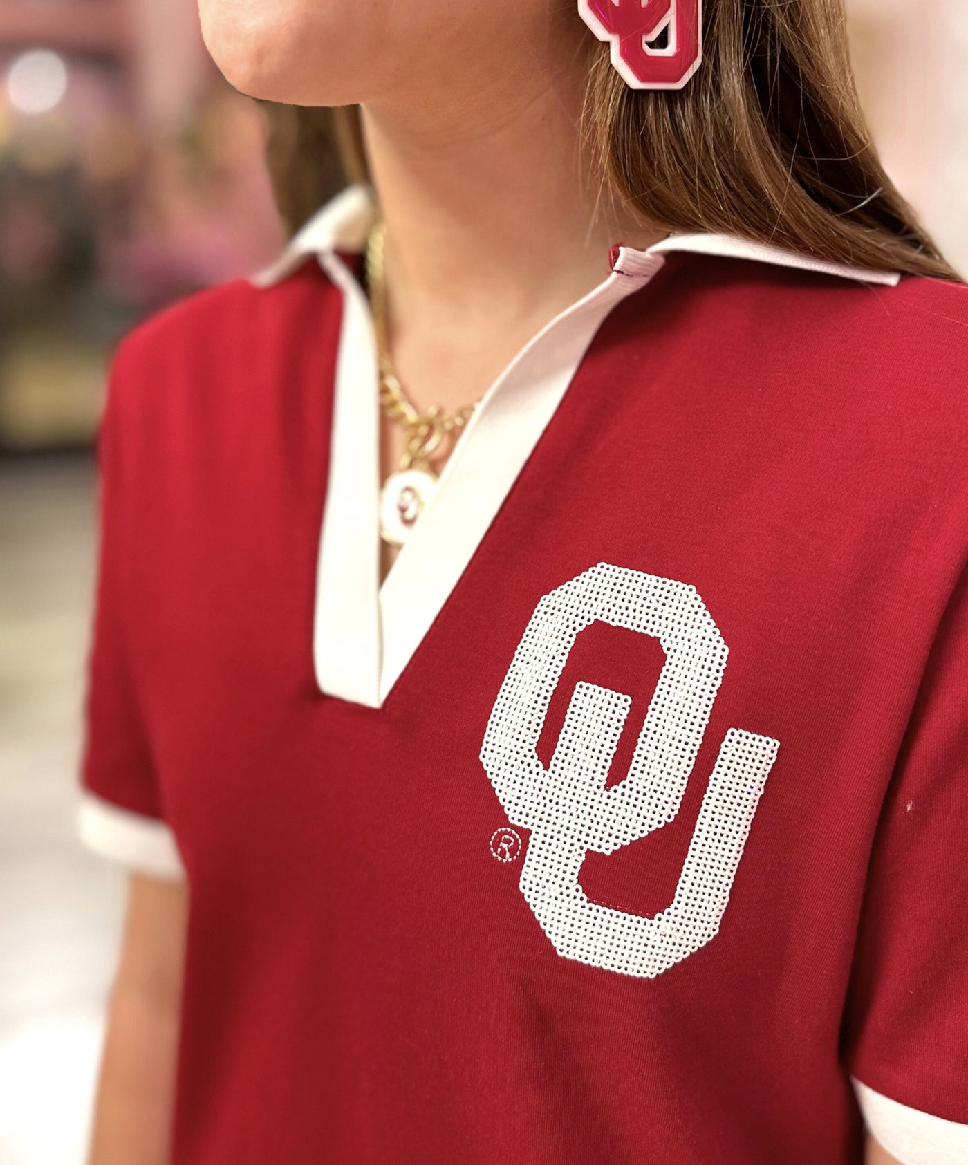 Oklahoma BC Club Dress with Sooner Logo