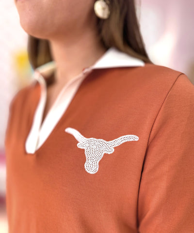 Texas BC Club Dress with Longhorn