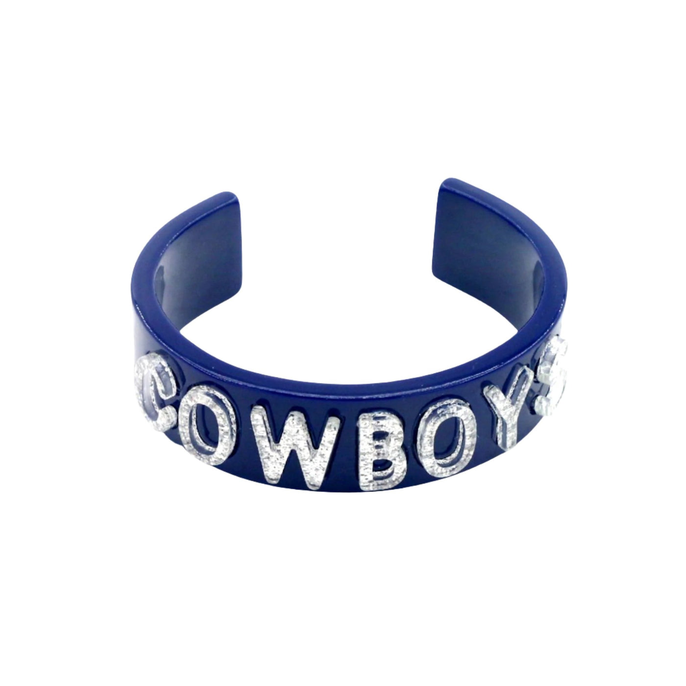 Navy and Silver COWBOYS Cuff