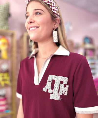 Texas A&M BC Club Dress with Reveille Logo