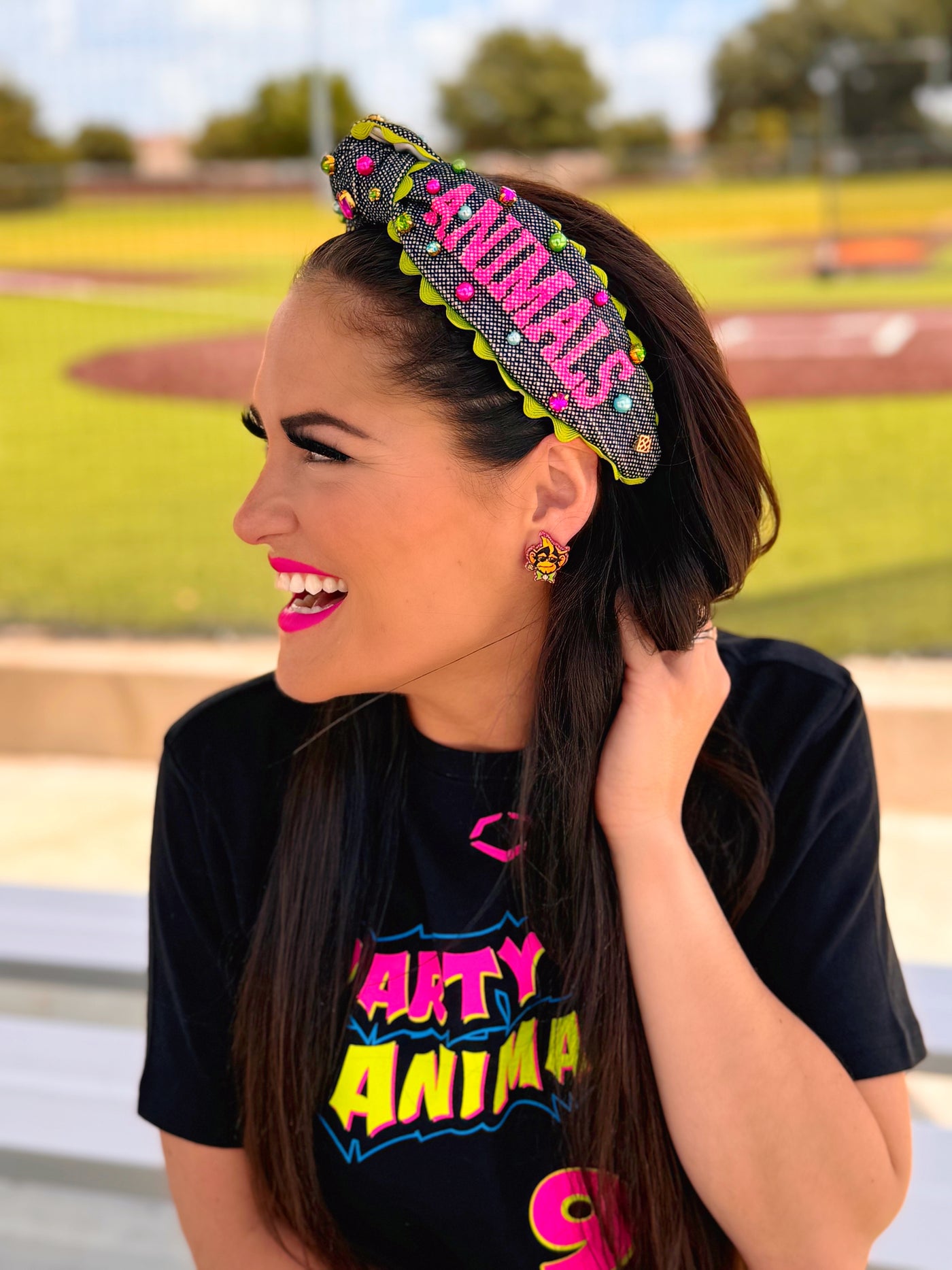 PARTY ANIMALS Cross Stitch Headband