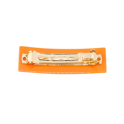 Auburn Orange WAR EAGLE Rectangle Barrette Clip