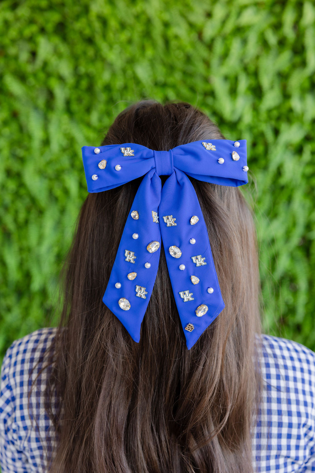 Kentucky Blue Bow Barrette