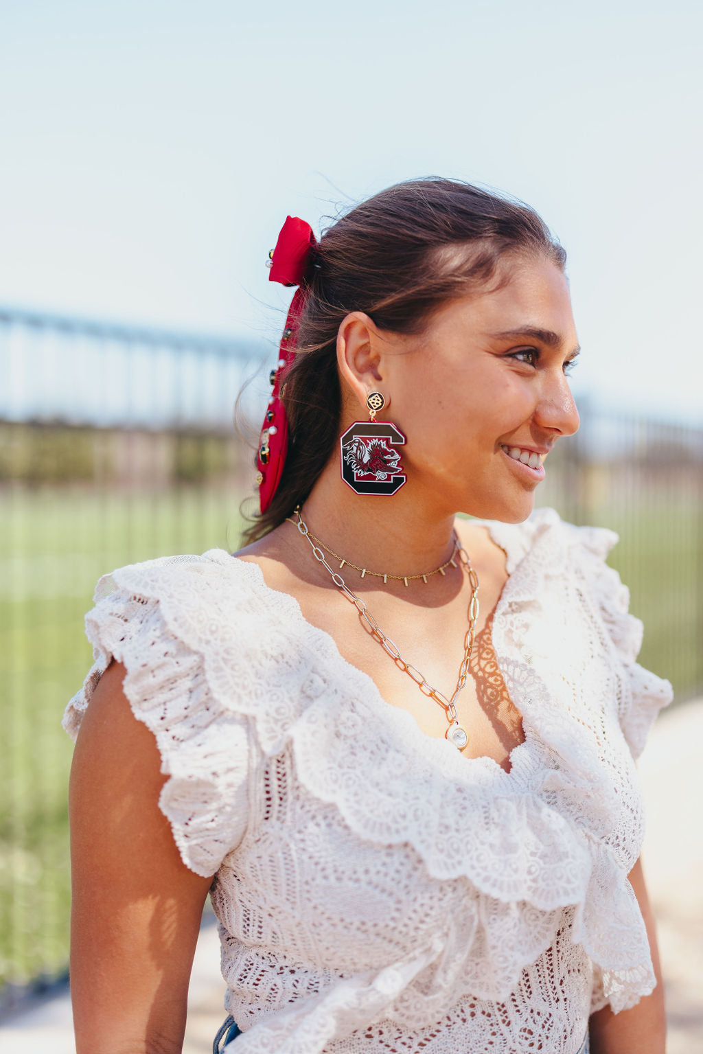 University of South Carolina Logo Earrings