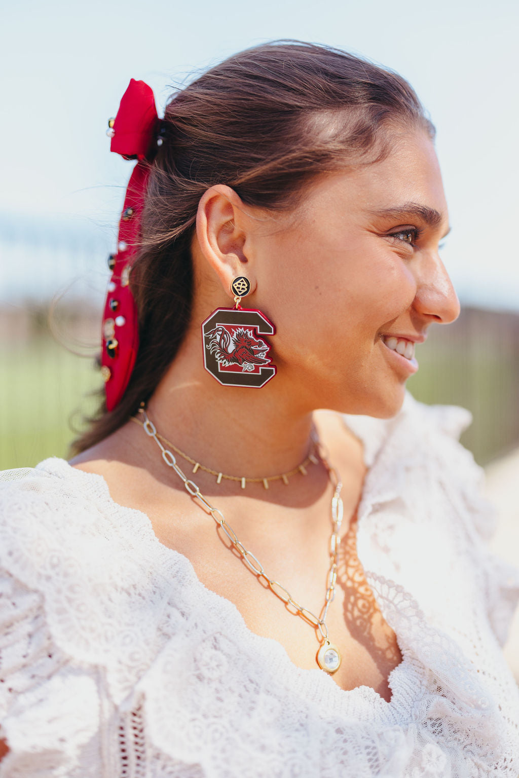 University of South Carolina Logo Earrings