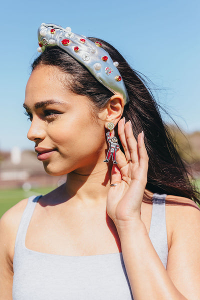 Ohio State Brutus Buckeye Earrings