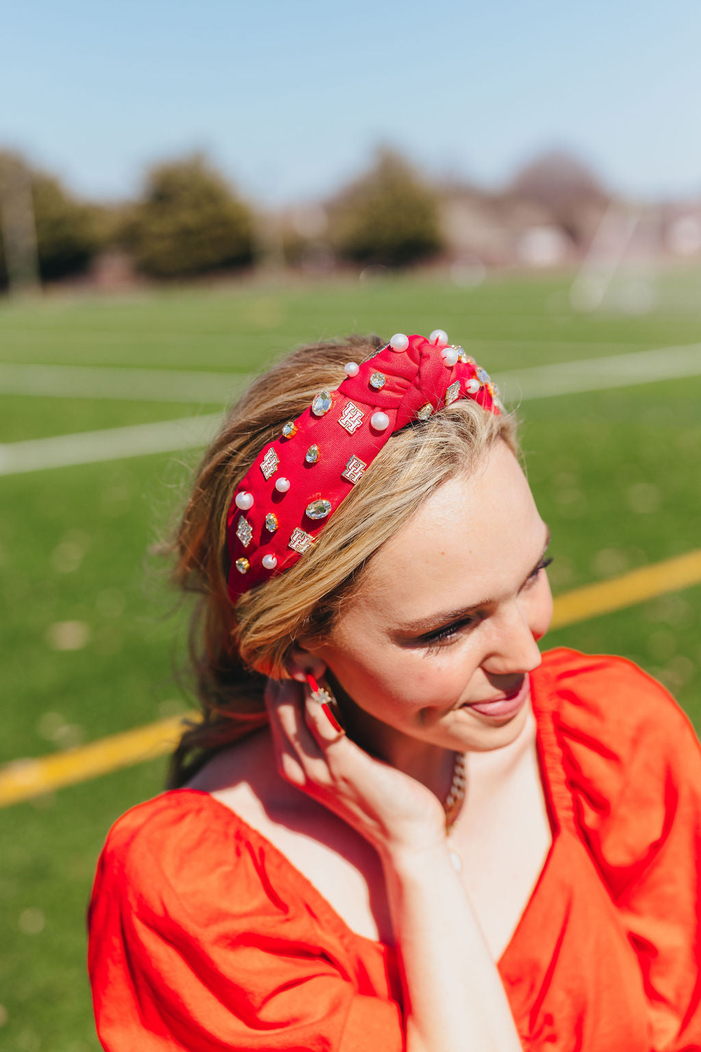 Houston Red Logo Headband