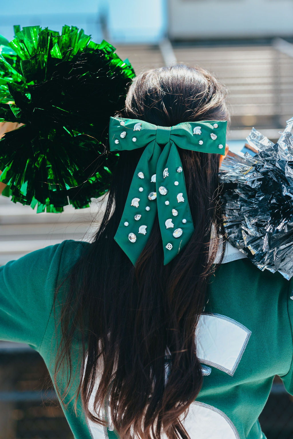 Michigan State Green Bow Barrette