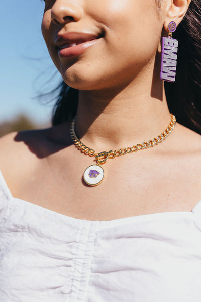 Kansas State Logo Necklace