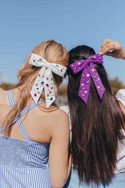 Kansas State Purple Bow Barrette