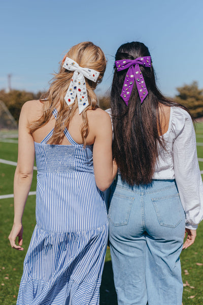 Kansas State Purple Bow Barrette