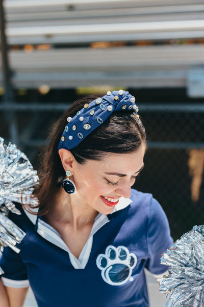 Penn State Navy Logo Headband