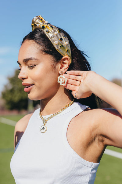 Colorado Gold Logo Earring with BC Logo