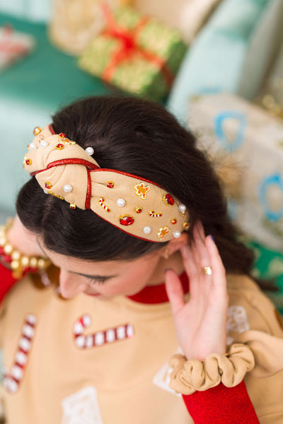 Adult Size Gingerbread Sweets Headband