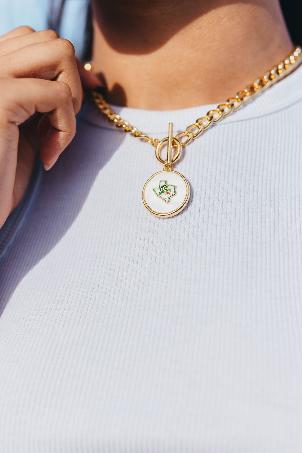 Southlake Carroll Logo Necklace