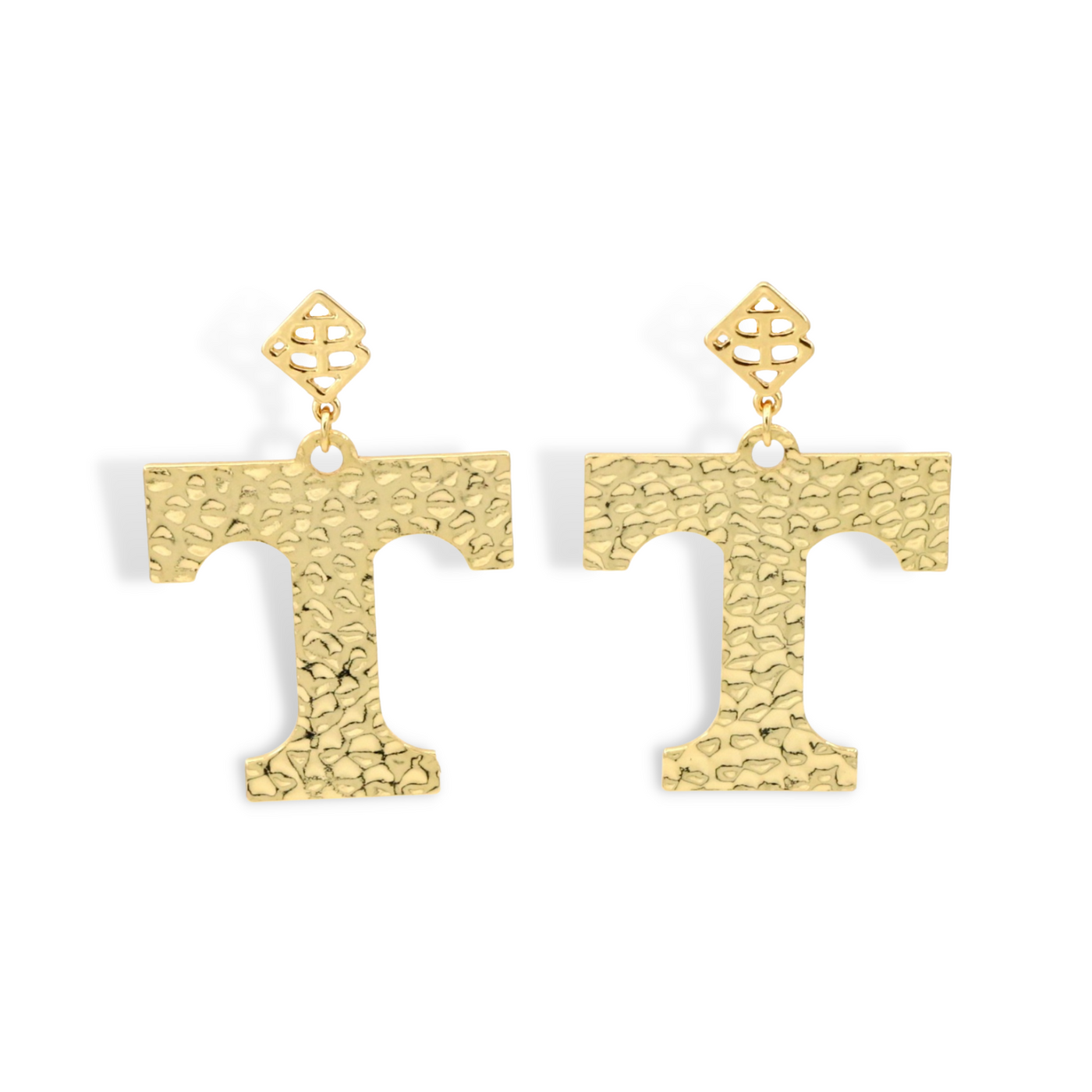 University of Tennessee Gold Logo Earring with BC Logo