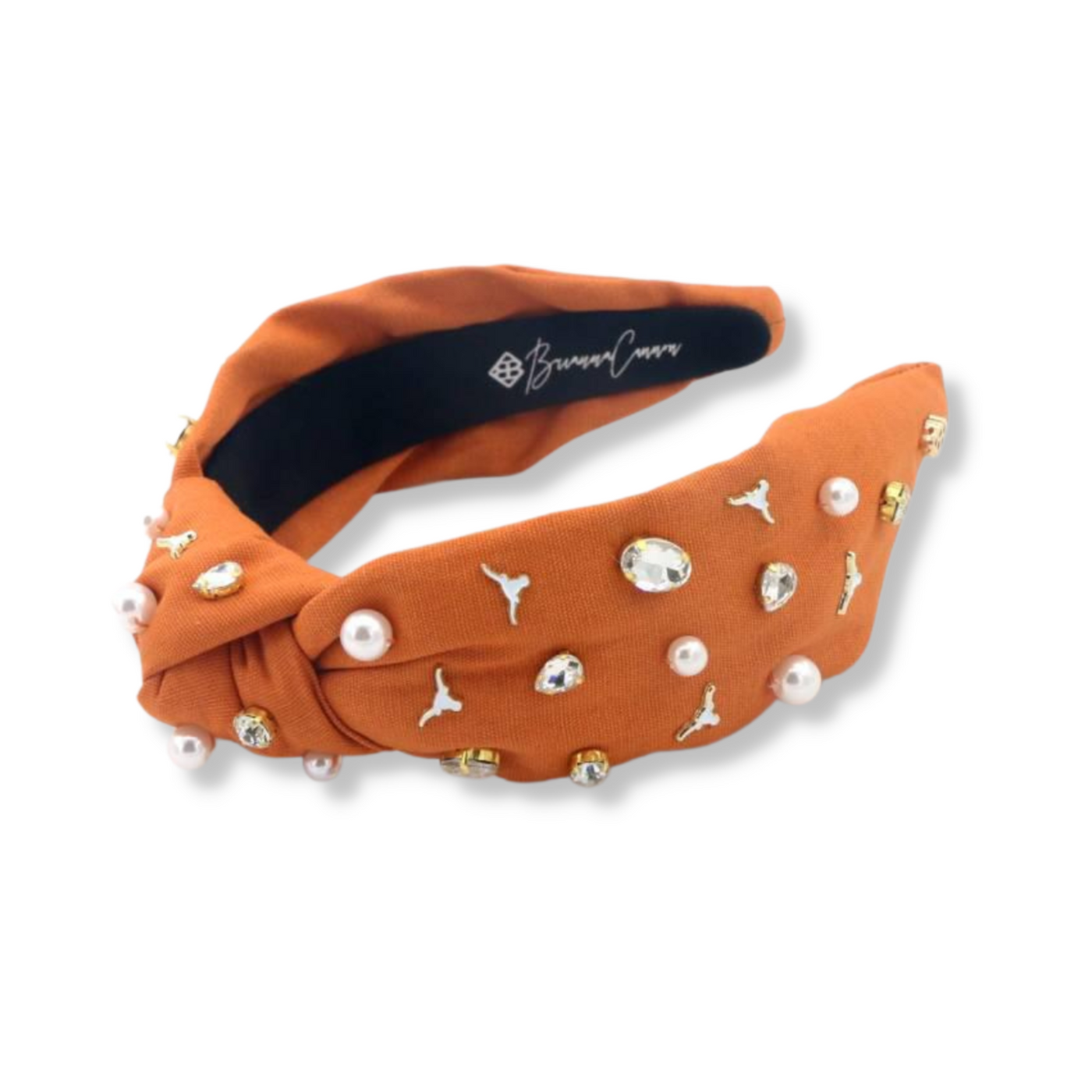 Texas Burnt Orange Logo Headband