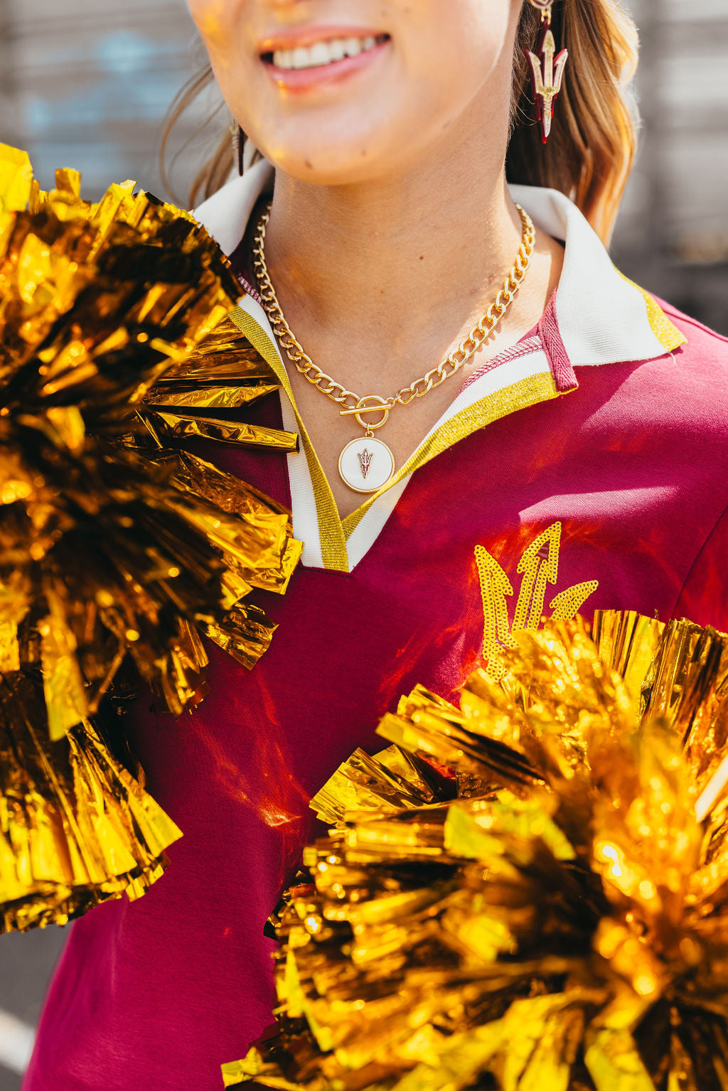 Arizona State Logo Necklace