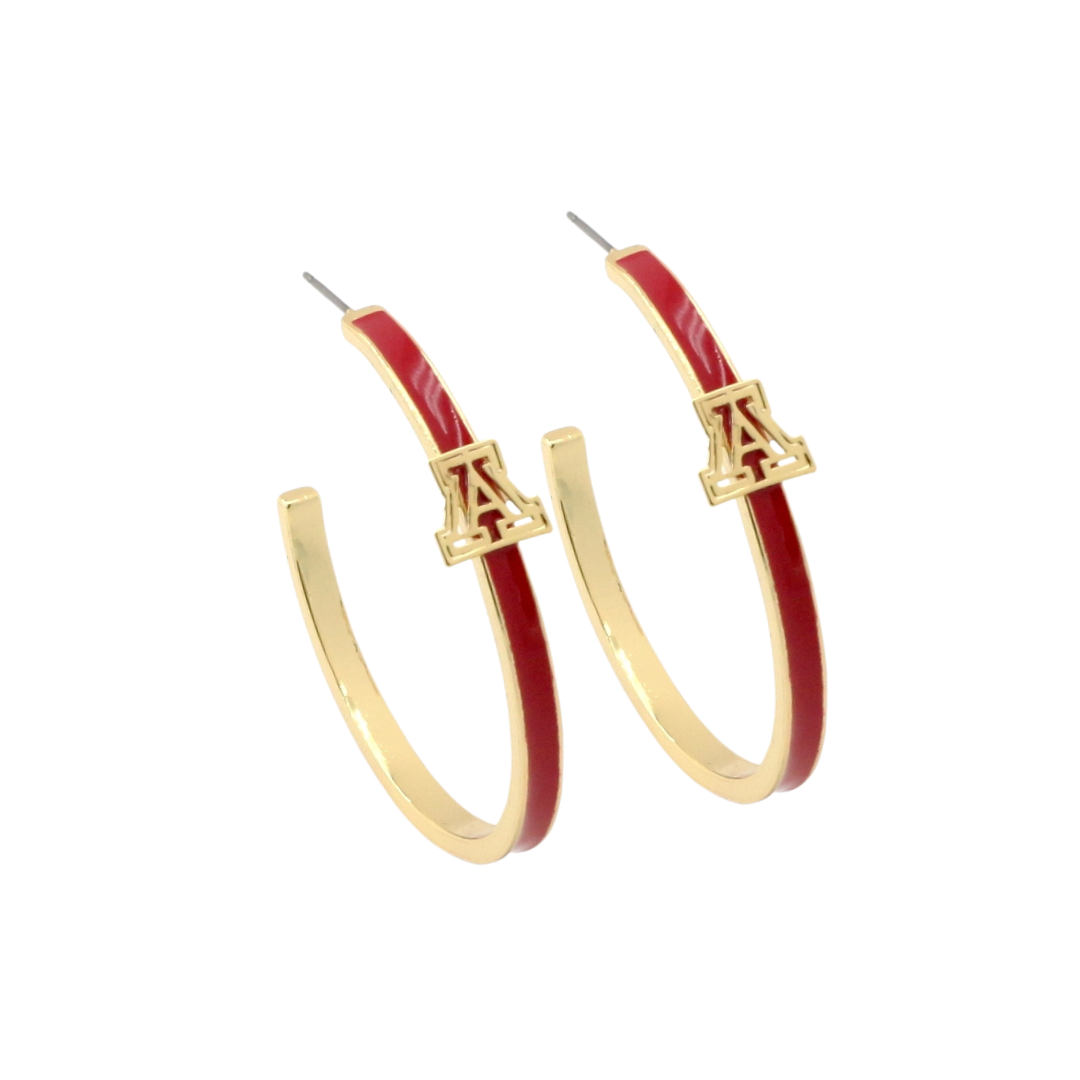 Arizona Logo Hoop Earring