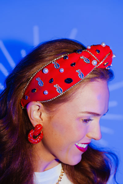 Buffalo Bills Red Logo Headband