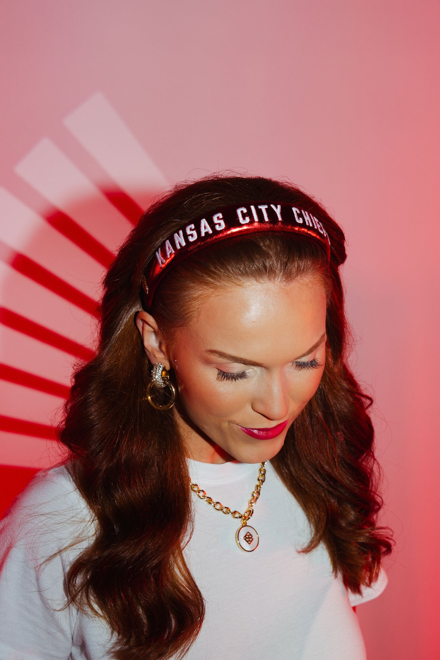 Kansas City Chiefs Thin Embroidered Headband