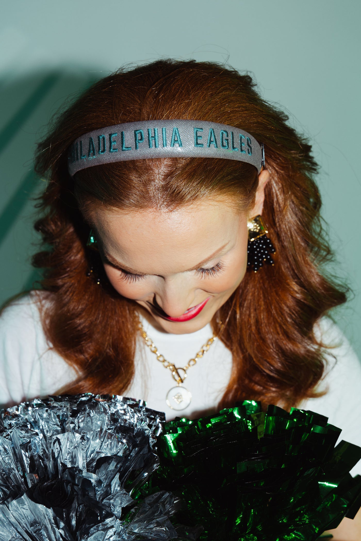 Philadelphia Eagles Thin Embroidered Headband