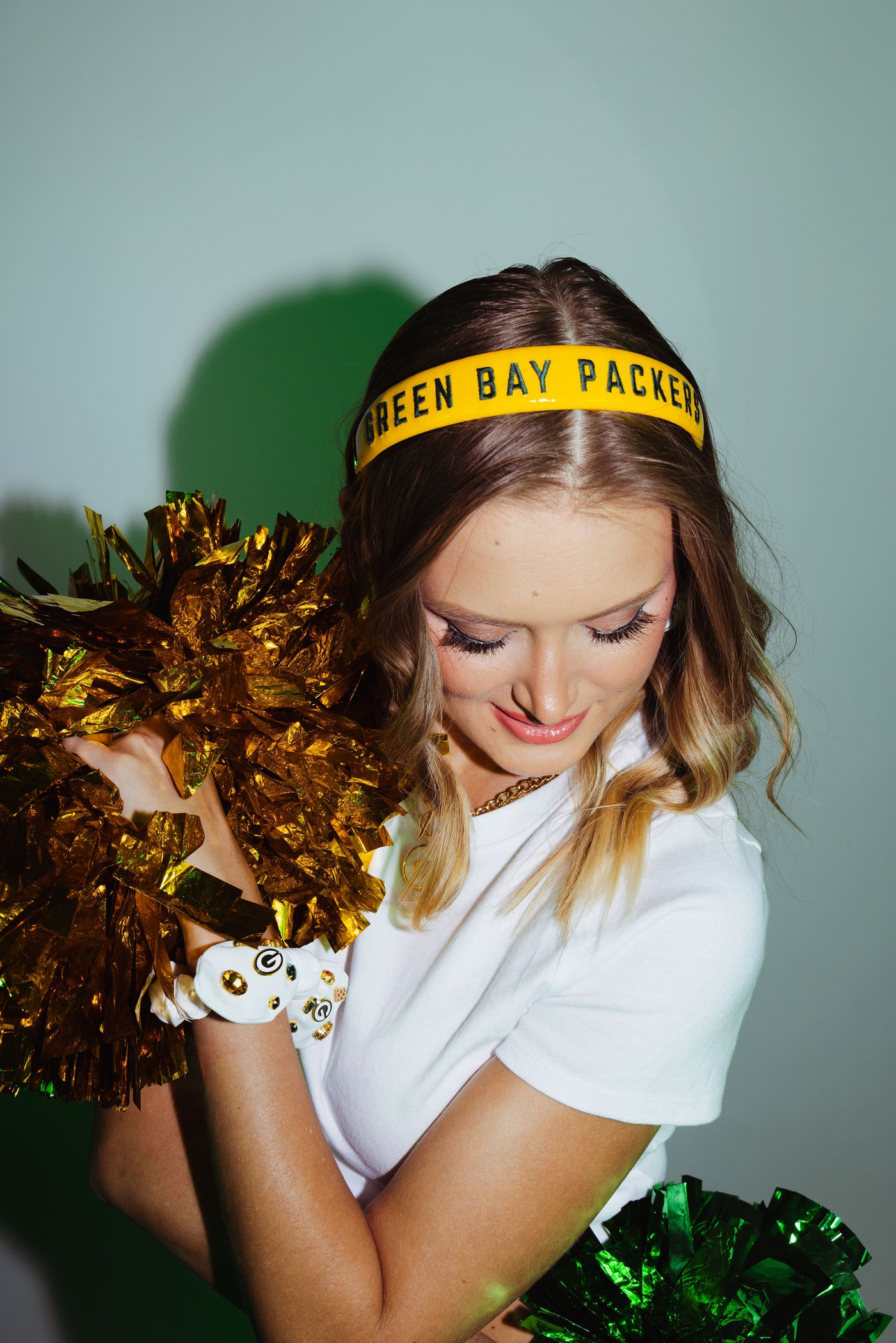 Green Bay Packers Thin Embroidered Headband