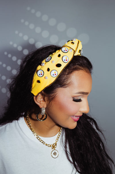 Pittsburgh Steelers Gold Logo Headband