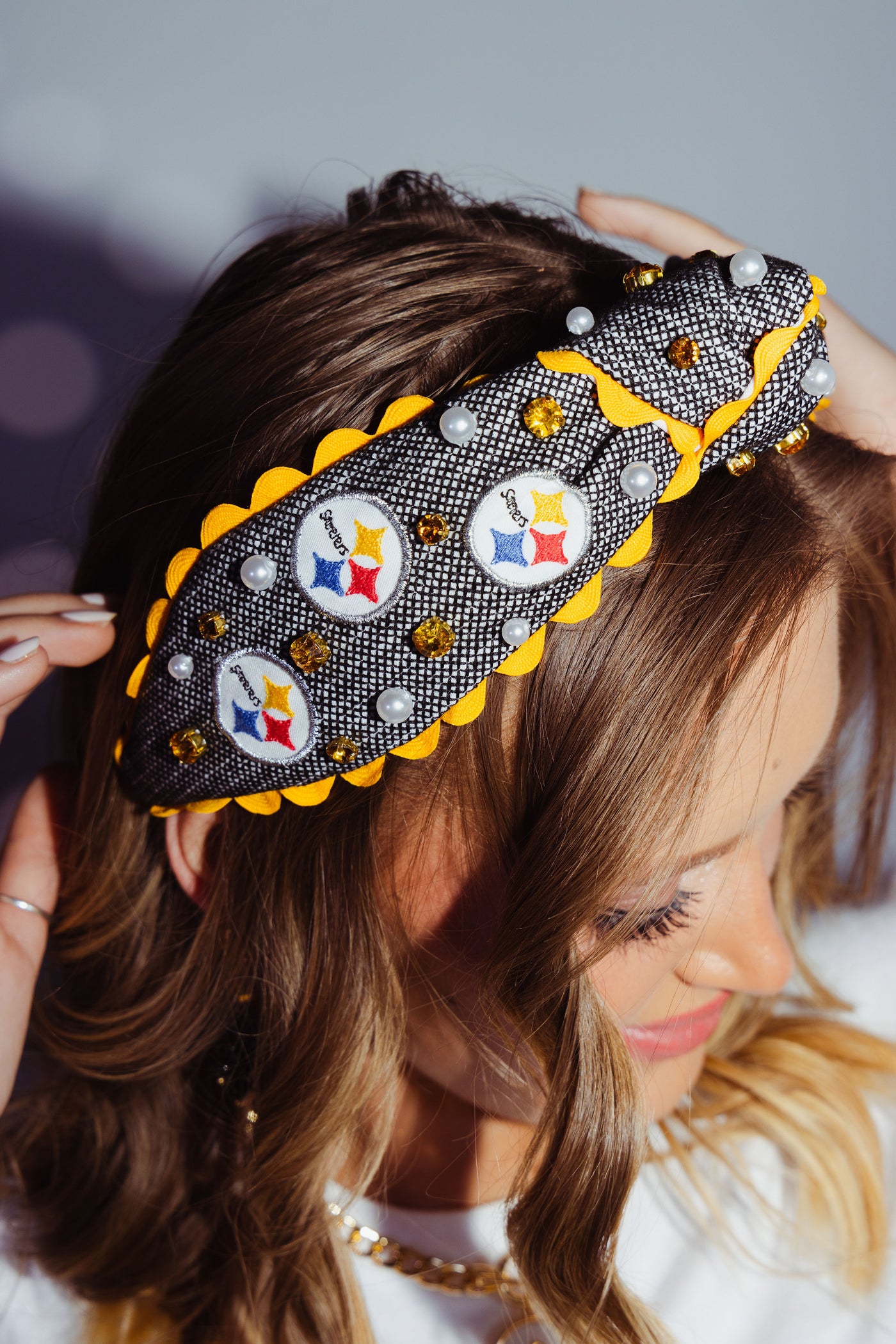 Pittsburgh Steelers Adult Cross Stitch Headband