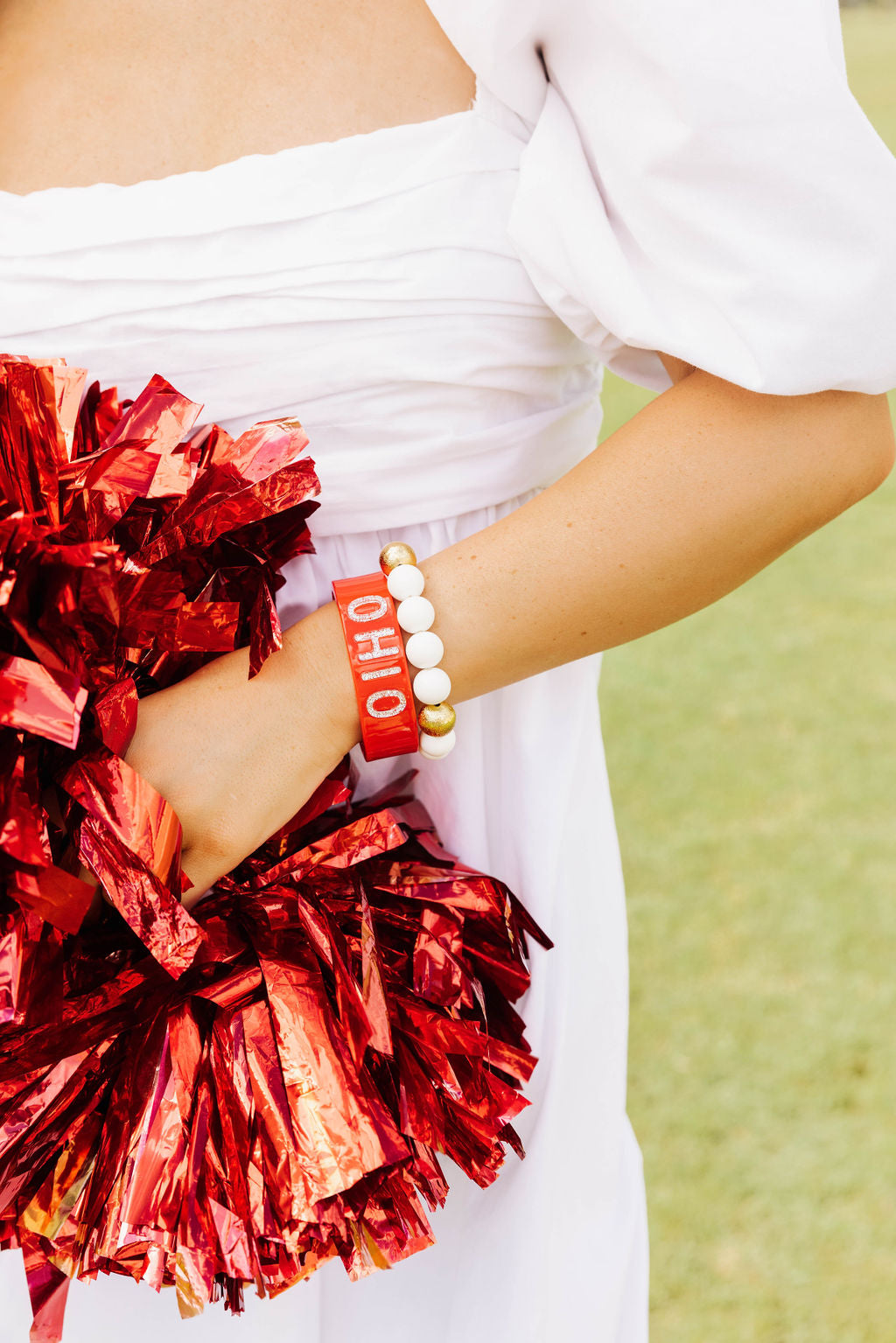 Ohio State Scarlet OHIO Cuff