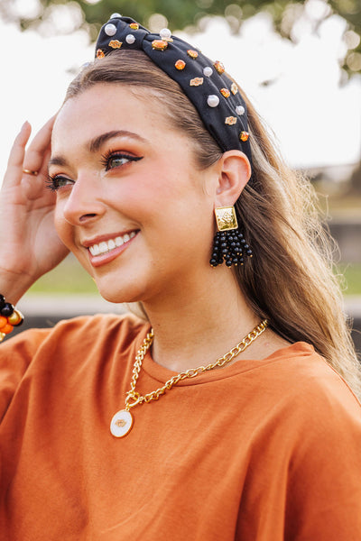 Oklahoma State Logo  Necklace