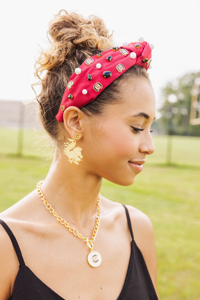 University of South Carolina Garnet  Logo Headband