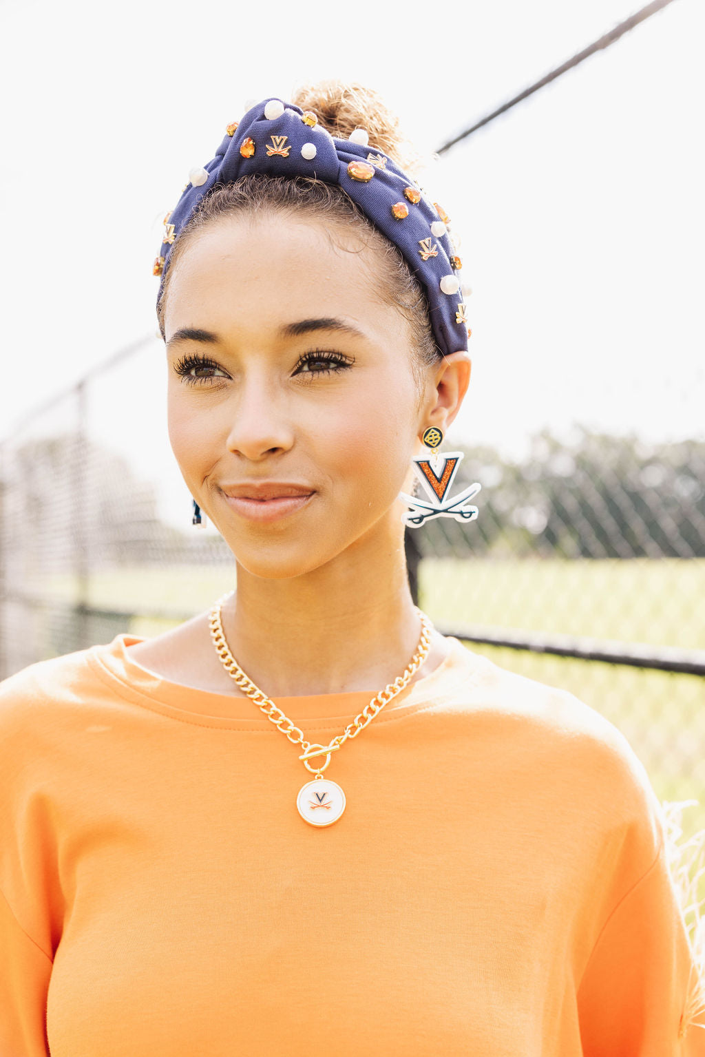 Virginia Logo Earrings