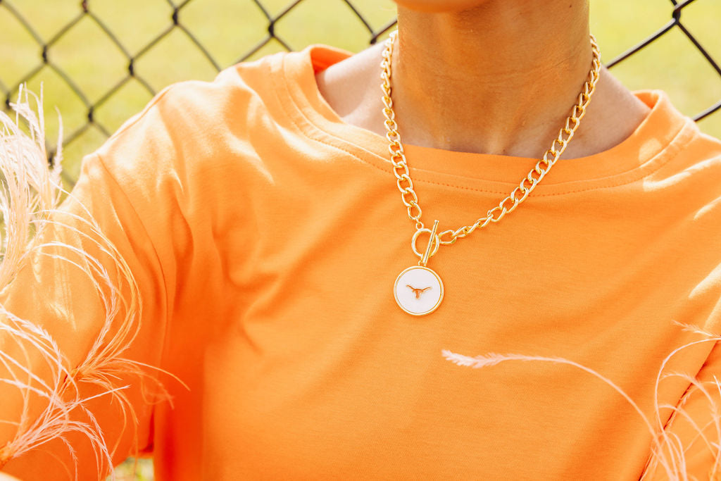 Texas Logo Necklace