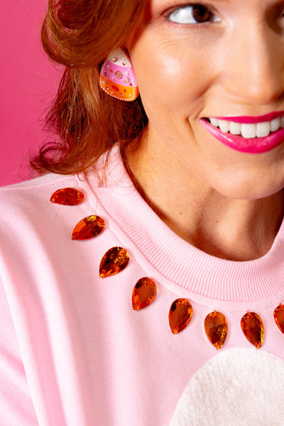 BC Pink Candy Corn Sweatshirt