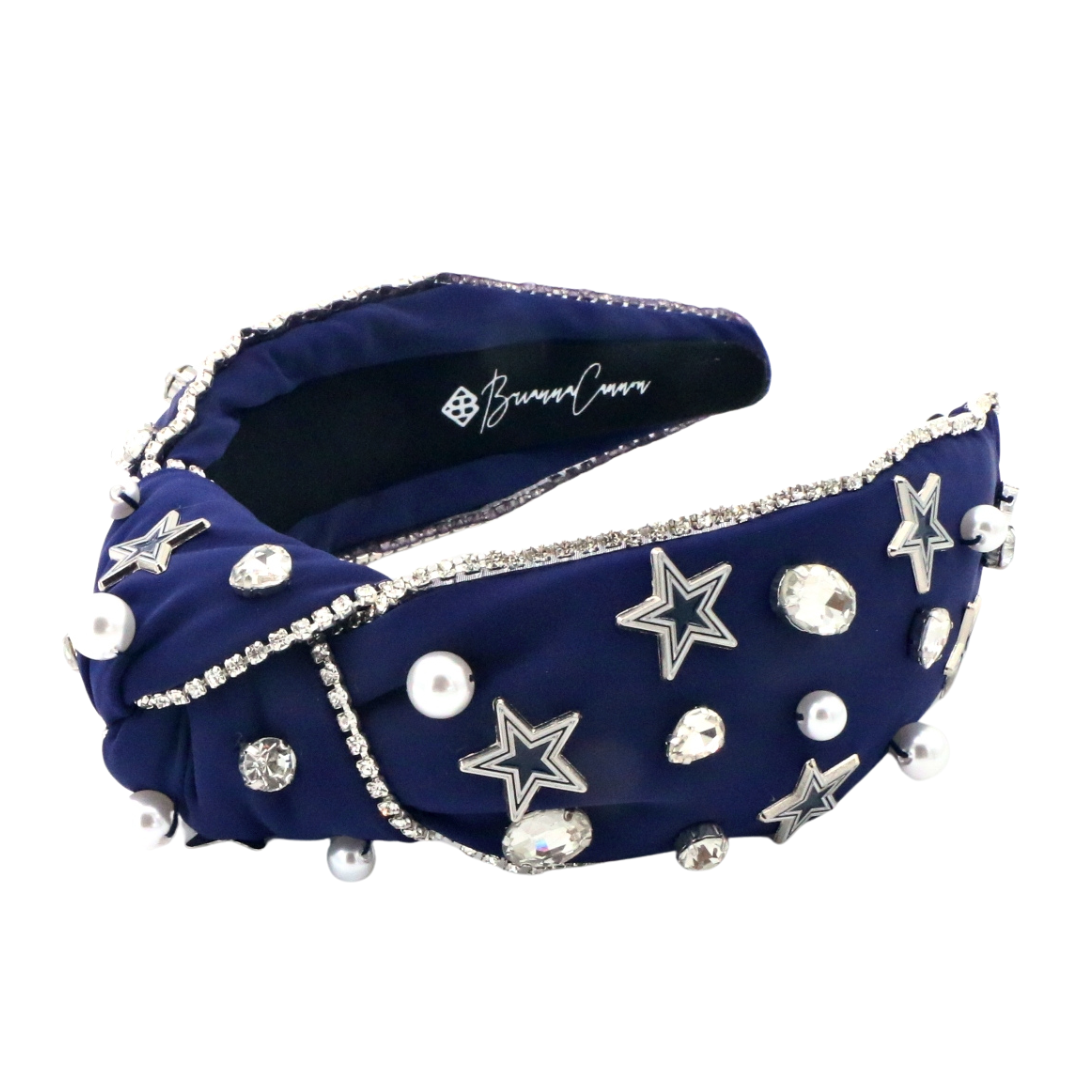 Dallas Cowboys Navy Logo Headband