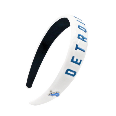 Detroit Lions Thin Embroidered Headband