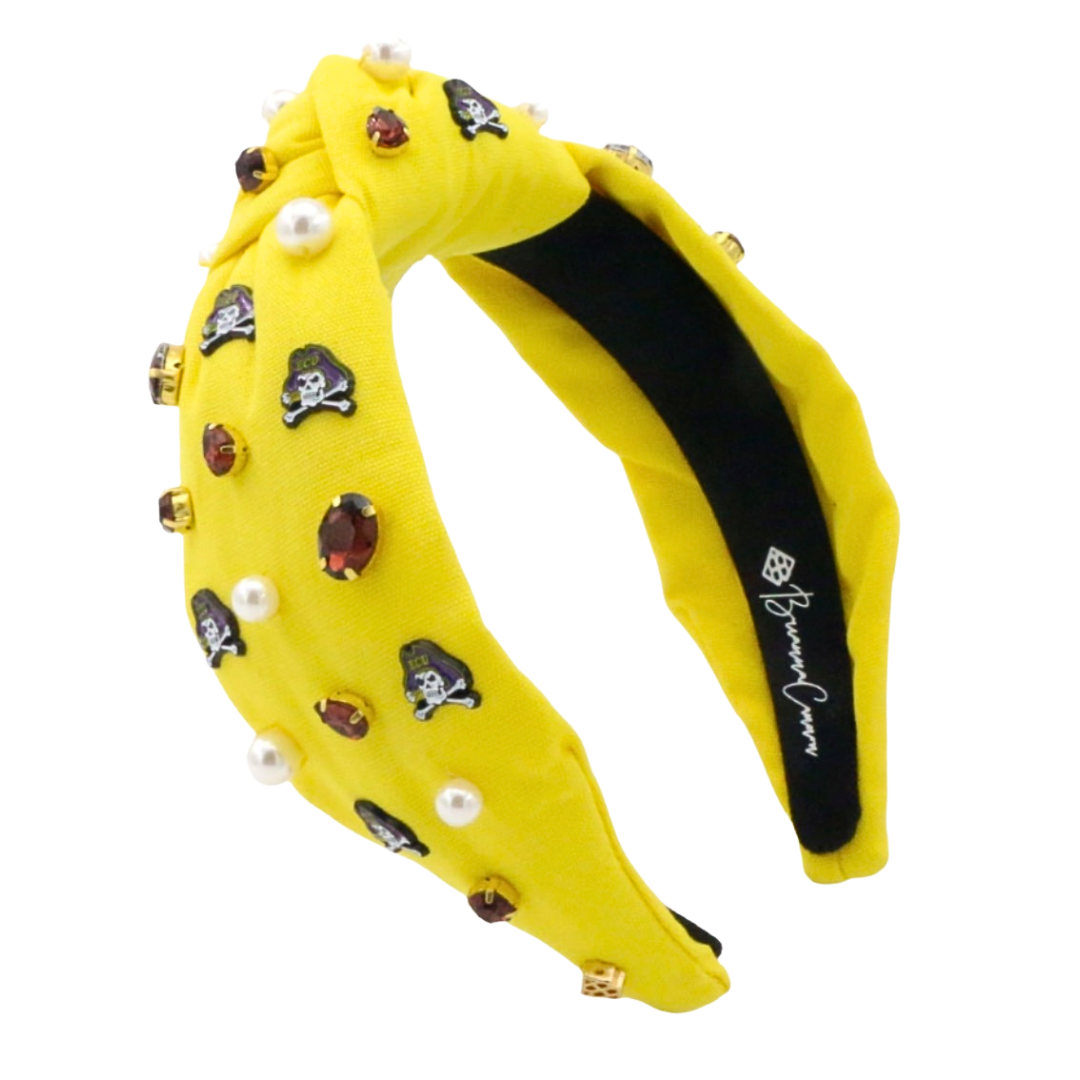 East Carolina Yellow Logo Headband