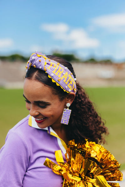 East Carolina Adult PIRATES Cross Stitch Headband