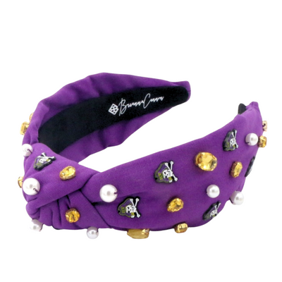 East Carolina Purple Logo Headband