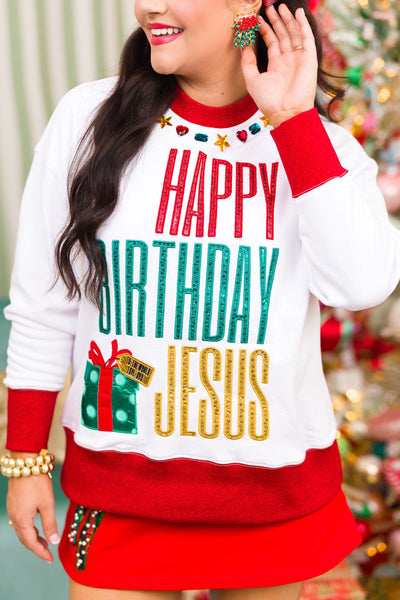 BC Happy Birthday Jesus Sweatshirt